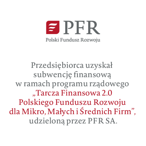 Plansza informacyjna Polskiego Funduszu Rozwoju